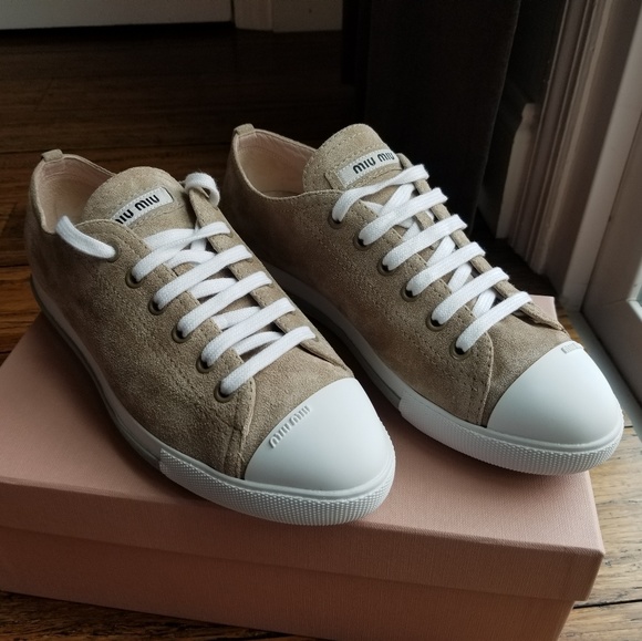 Miu Miu Shoes - MIU MIU Calzature Donna Suede Sneakers